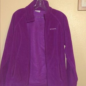 Purple Columbia Fleece Sweater
